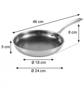 Сковорода 24 х 8 см  Tescoma "SteelCRAFT" / 285203