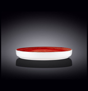 Тарелка 28 см красная  Wilmax "Spiral"  / 327565