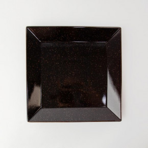 Тарелка 27 см 1 шт квадратная  G.Benedikt "Аквалуна /шоколад" / 167477