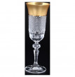 Бокалы для шампанского 150 мл 6 шт  Sonne Crystal &quot;Кристина /Каро с золотом&quot; R-G / 113542