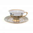 Чайный сервиз на 6 персон 15 предметов  Repast &quot;Мария-Тереза /Охота зеленая&quot; S-P / 254834