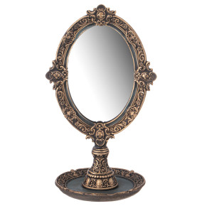 Зеркало настольное 15,5 х 12,7 х 17 см  LEFARD "Рококо" / 313525