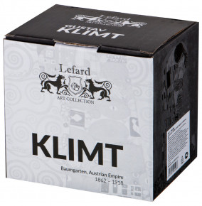 Заварочный чайник 450 мл с ситом чёрный  LEFARD "Поцелуй /Г. Климт" / 224375