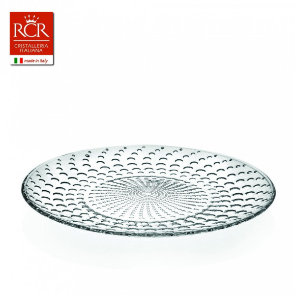Блюдо 26 см круглое  RCR Cristalleria Italiana SpA &quot;GALASSIA /Без декора&quot; / 157210