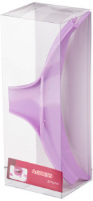 Дуршлаг 20 см силиконовый  Agness "Фиолетовый" / 214390