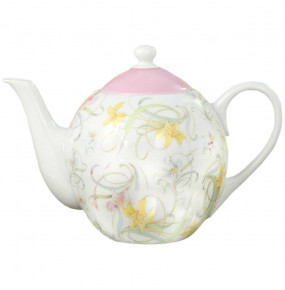 Заварочный чайник 1,4 л  Leander "Александра /Нежные лилии /Розовая" / 158522