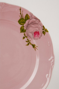 Набор тарелок 24 см 6 шт  Weimar Porzellan "Алвин розовый" / 001607