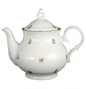 Заварочный чайник 1,2 л  Bohemia Porcelan Moritz Zdekauer 1810 s.r.o. "Офелия /Мелкие цветы" / 046410