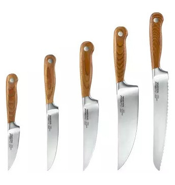 Набор кухонных ножей 5 предметов на подставке  Tescoma &quot;FEELWOOD / 247528