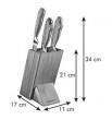Набор кухонных ножей 5 предметов на подставке  Tescoma &quot;FEELWOOD / 247528