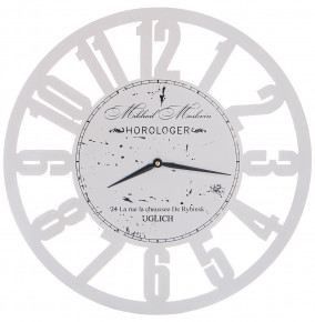 Часы настенные 47 см кварцевые белые  Михайлъ Москвинъ "Solo" / 289335