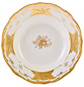 Набор тарелок 22 см 6 шт  Weimar Porzellan "Кленовый лист /Белый" / 053834