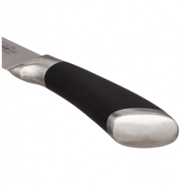 Набор кухонных ножей 5 предметов на магнитном держателе черные &quot;Agness&quot; / 281869
