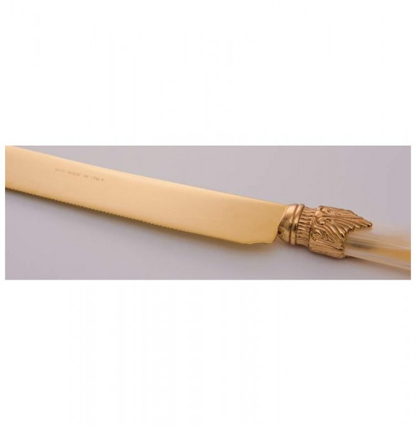 Нож для торта слоновая кость золото  Rivadossi Sandro &quot;Ривадосси /Лаура&quot; / 028742