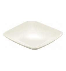 Набор тарелок 21 см 4 шт глубокие квадратные "Tescoma /CREMA /Без декора" / 142364