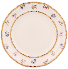 Набор тарелок 17 см 6 шт "Соната /Мелкие цветы /золото /СК" / 348684
