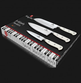 Набор кухонных ножей 3 предмета  Berlinger Haus "Piano Collection" / 114037