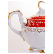 Заварочный чайник 1,1 л  Cmielow &quot;Мария /Красная с золотыми листиками&quot; / 043889