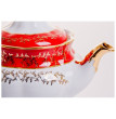 Заварочный чайник 1,1 л  Cmielow &quot;Мария /Красная с золотыми листиками&quot; / 043889