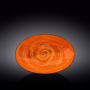 Салатник 30 x 19,5 x 7 см овальный оранжевый  Wilmax "Spiral" / 261597