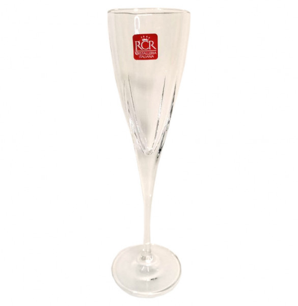 Бокалы для шампанского 170 мл 6 шт  RCR Cristalleria Italiana SpA &quot;Фьюжн /Без декора&quot; / 272496