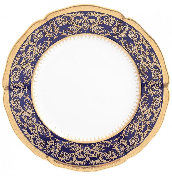 Набор тарелок 21 см 6 шт  Hankook Prouna &quot;Кларис /Кобальт в золотой роскоши&quot; / 151923
