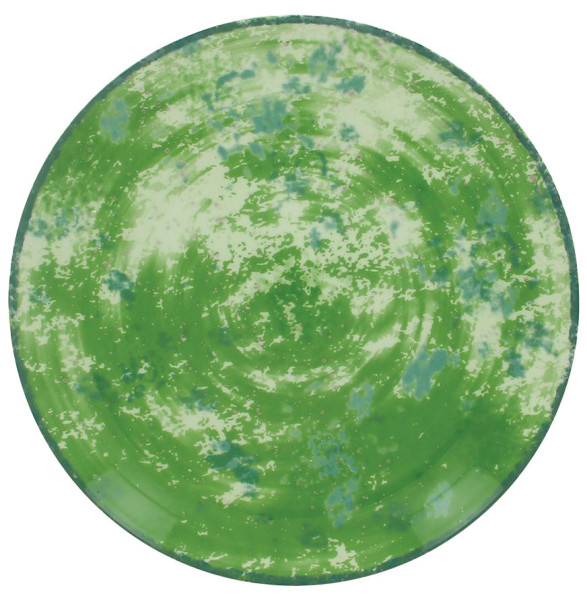 Тарелка 24 см плоская зеленая  RAK Porcelain &quot;Peppery&quot; / 314799