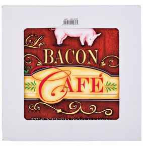 Подставка под горячее 20 х 20 см  LEFARD "Bacon Cafe" / 257039