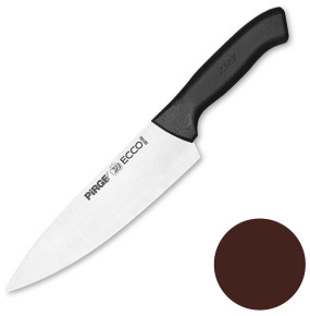 Нож поварской 19 см коричневая ручка  PIRGE "Ecco" / 321686