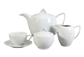 Чайный сервиз на 6 персон 15 предметов  Thun "Леа /Без декора" / 257720
