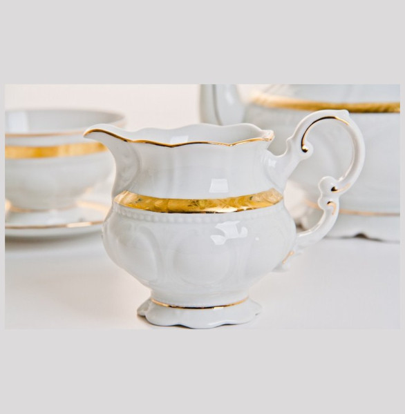 Чайный сервиз на 6 персон 15 предметов  Leander &quot;Соната /Золотая лента /СК&quot; / 085524