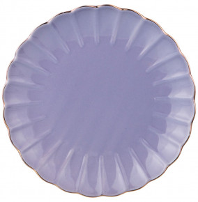 Набор тарелок 21 см 4 шт  LEFARD "Фиолет /Золото" / 187003