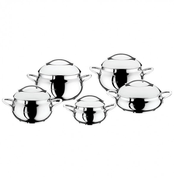 Набор кухонной посуды из 10 предметов стеклянные крышки  O.M.S. Collection &quot;BALL-SHAPED MODEL&quot; / 295984