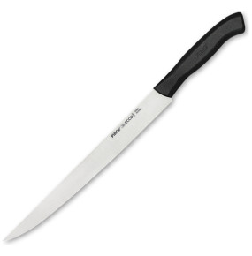 Нож поварской для нарезки филе 25 см черная ручка  PIRGE "Ecco" / 321678