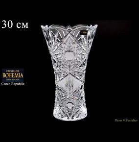 Ваза для цветов 30 см  Crystalite Bohemia "Тукана-Миранда /Без декора" / 084070