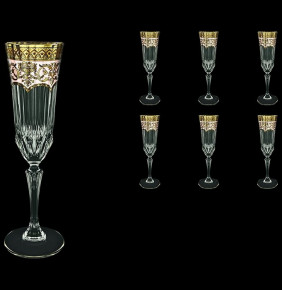 Бокалы для шампанского 180 мл 6 шт "Astra Gold /Адажио /Империя бежевая" / 127685