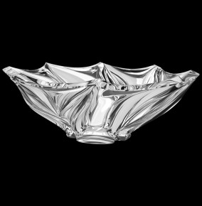 Фруктовница 35 см овальная  Crystal Bohemia "Bromelias" / 267363