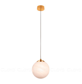 Подвесной светильник 1 рожковый  Cloyd "LONATI" / Ø13 см - золото / 337956