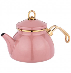 Чайник 1,1 л эмалированный розовый "Agness /Deluxe" / 220893