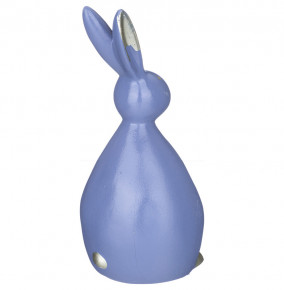Фигурка 18 х 9 х 10 см голубой-серебро  LEFARD "Кролик интерьерный"  / 294332