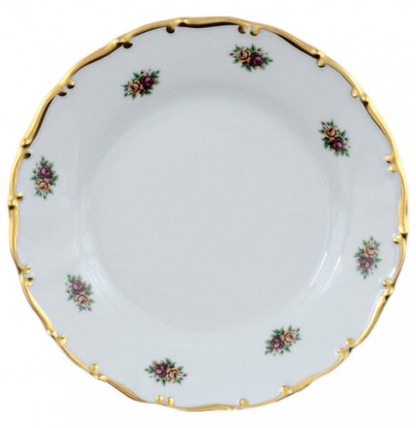 Набор тарелок 17 см 6 шт  Bohemia Porcelan Moritz Zdekauer 1810 s.r.o. &quot;Анжелика /Маленькие розочки&quot; / 027598