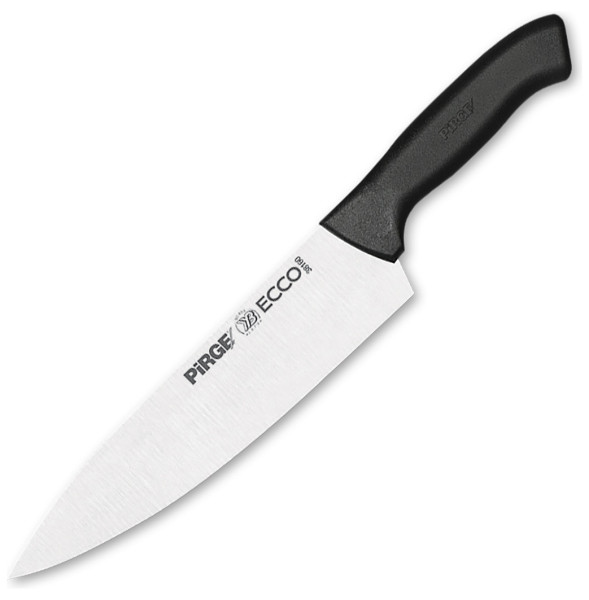 Нож поварской 21 см черная ручка  PIRGE &quot;Ecco&quot; / 321696