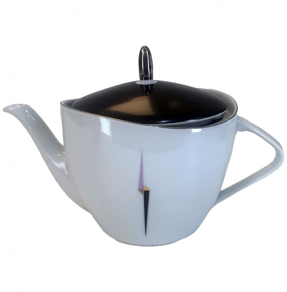 Заварочный чайник 1,1 л  Thun &quot;Сильвия /Сиренево-чёрная стрела&quot; / 232113