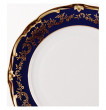 Набор тарелок 24 см 6 шт  Weimar Porzellan &quot;Ювел /Синий с золотым узором&quot; / 016104