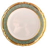 Изображение товара Набор тарелок 24 см 6 шт  Thun "Констанция /Серо-голубая полоса с золотом" / 105320