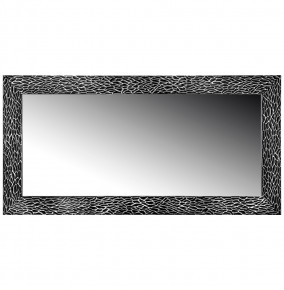 Зеркало 60 х 120/45 х 105 см /рама чёрный с серебром / 290629