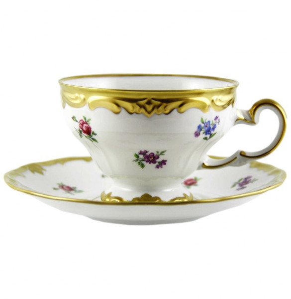 Чашка чайная 210 мл 1 шт  Weimar Porzellan &quot;Мелкие цветы /1016&quot; / 113903