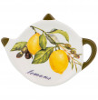 Подставка для чайного пакетика 12 х 8,5 х 1,5 см  Agness &quot;Лимоны&quot; / 214248