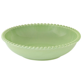 Тарелка 20 см глубокая зелёная  Easy Life "Tiffany" / 292415