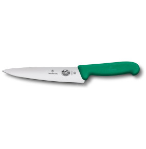 Универсальный нож 19 см  Victorinox "Fibrox" зеленый / 316290